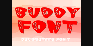 Buddy Font Poster 1