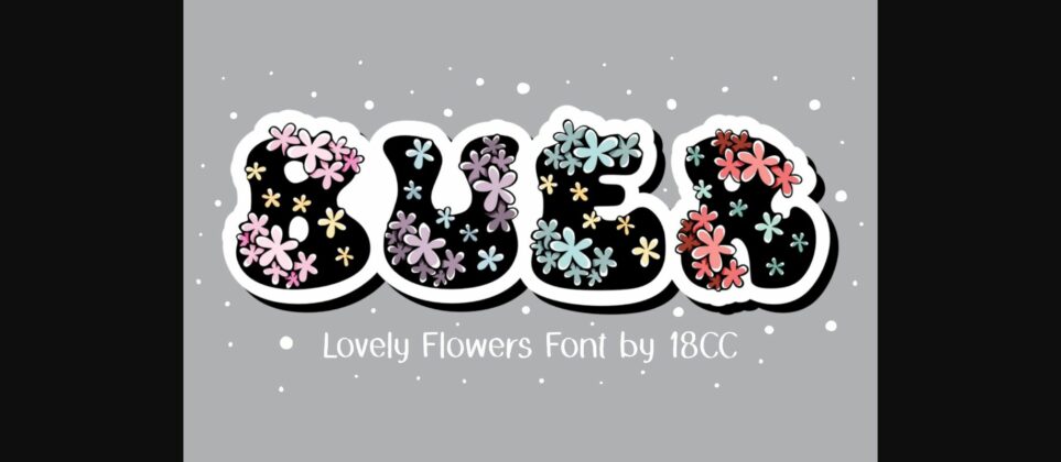 Buer Font Poster 3