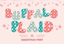 Buffalo Plaid Font Poster 1