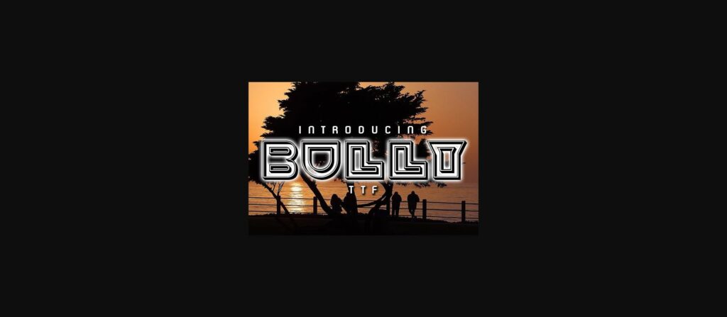 Bully Font Poster 3