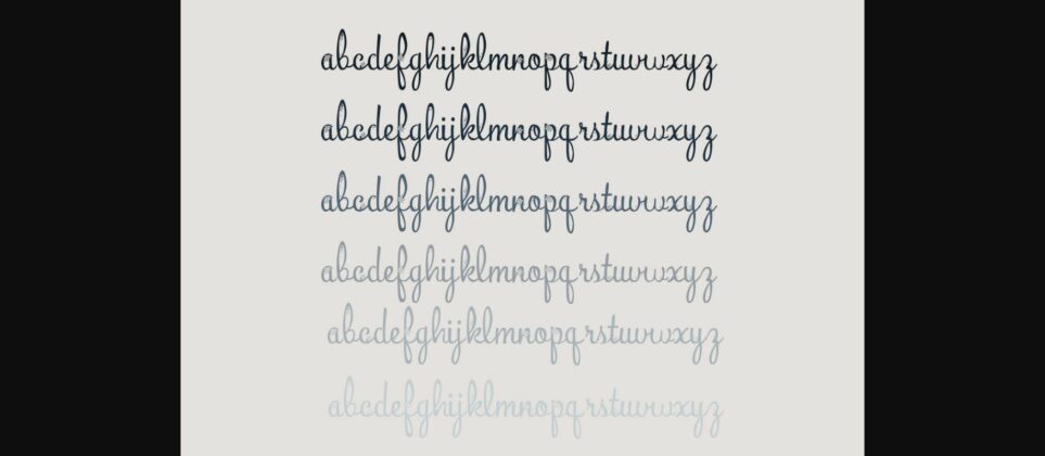 Bunchberry Merry Font Poster 6