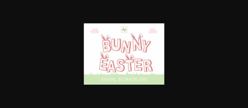 Bunny Easter Font Poster 1