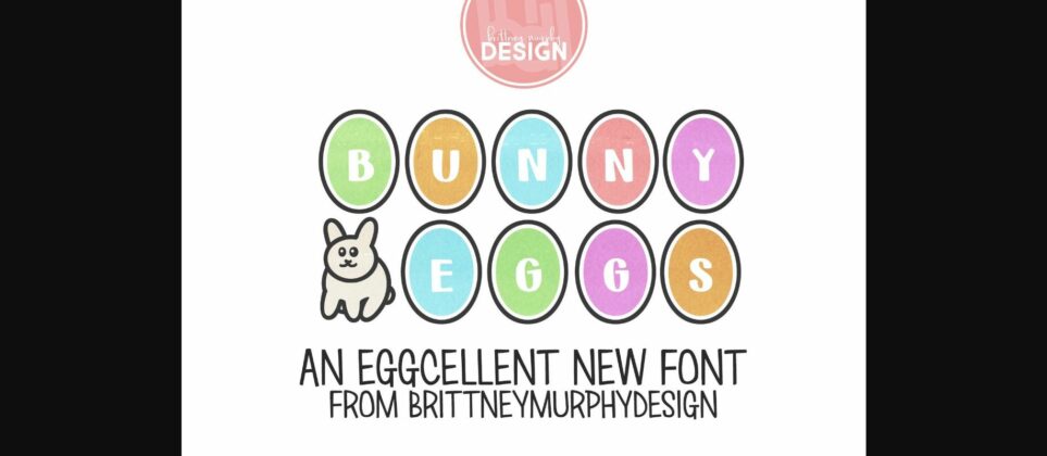 Bunny Eggs Font Poster 3