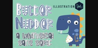 Butter Nudder Font Poster 1