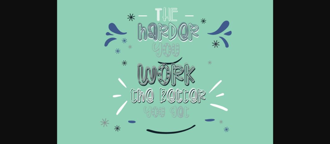 Butter Nudder Font Poster 5
