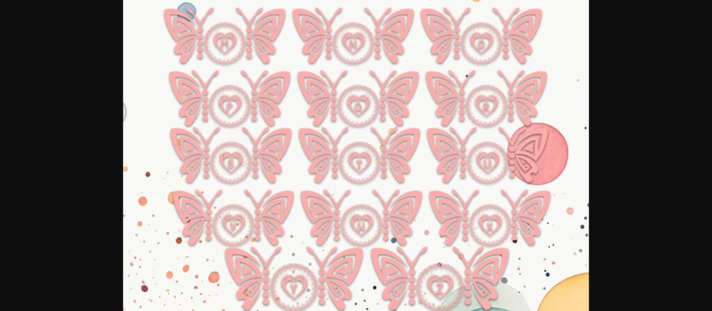 Butterfly Love Font Poster 5
