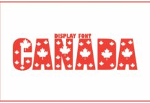 Canada Font Poster 1