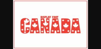 Canada Font Poster 1