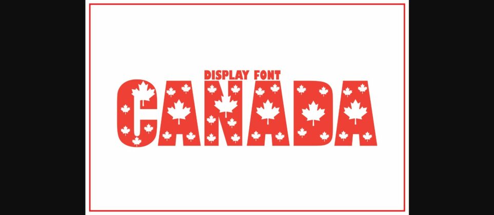 Canada Font Poster 1