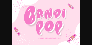 Candipop Font Poster 1