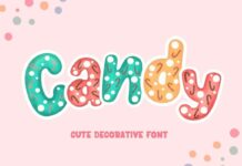 Candy Font Poster 1