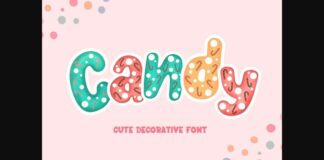 Candy Font Poster 1