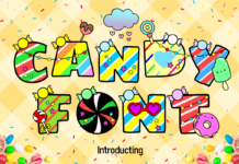 Candy Font Poster 1