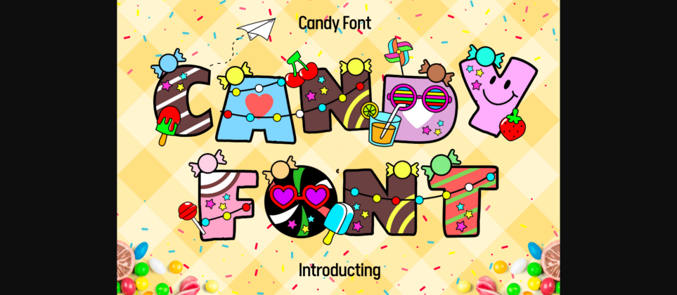 Candy Font Poster 3