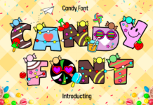 Candy Font Poster 1