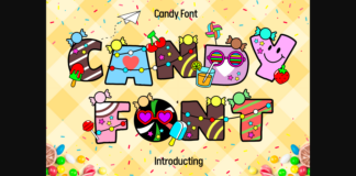 Candy Font Poster 1