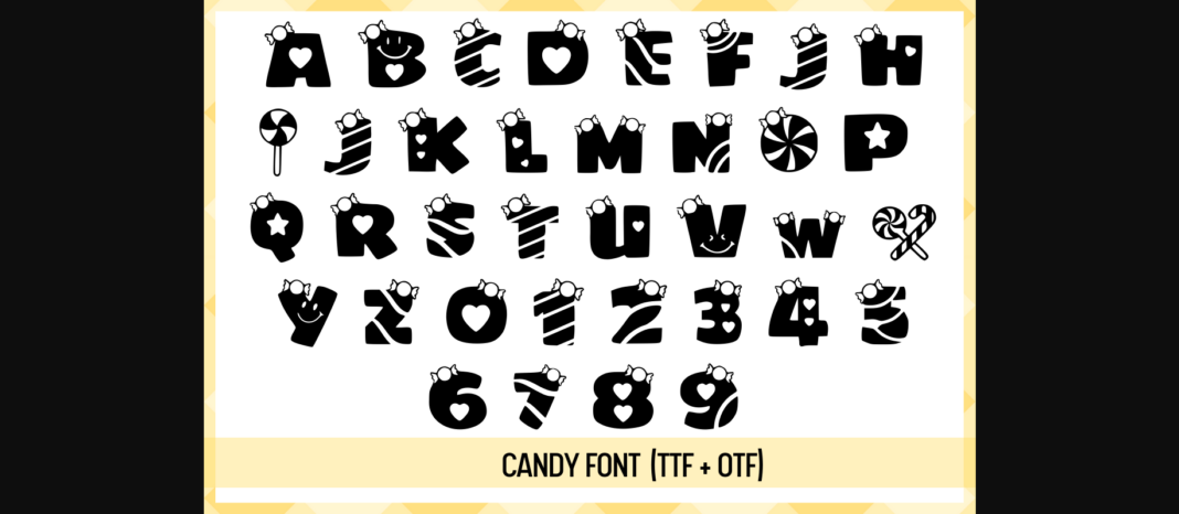 Candy Font Poster 2