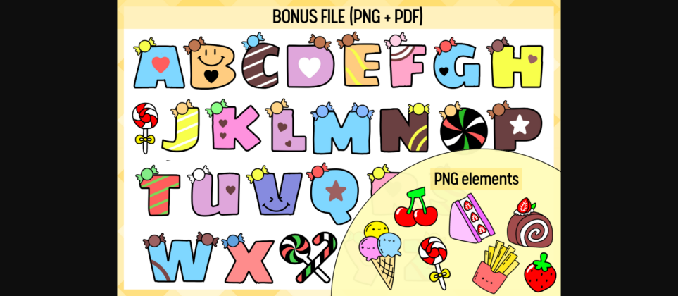 Candy Font Poster 5