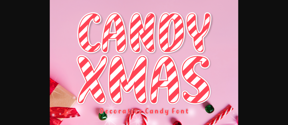 Candy Xmas Font Poster 3