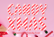 Candy Xmas Font Poster 1