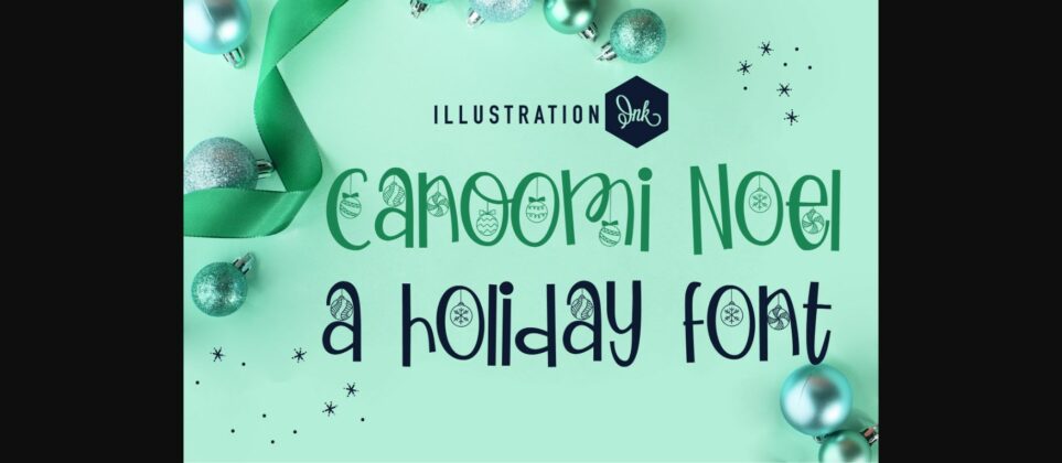 Canoomi Noel Font Poster 3