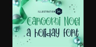 Canoomi Noel Font Poster 1