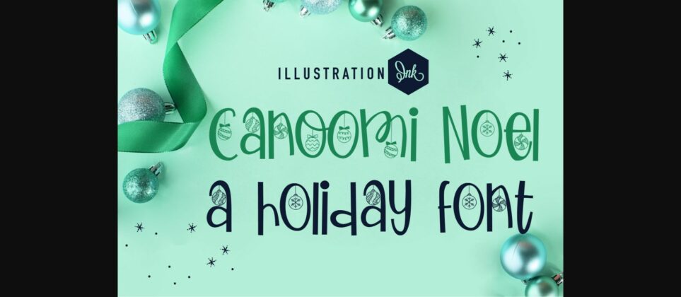 Canoomi Noel Font Poster 1