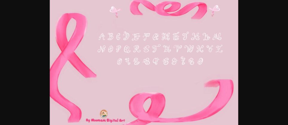 Care Heart Font Poster 4