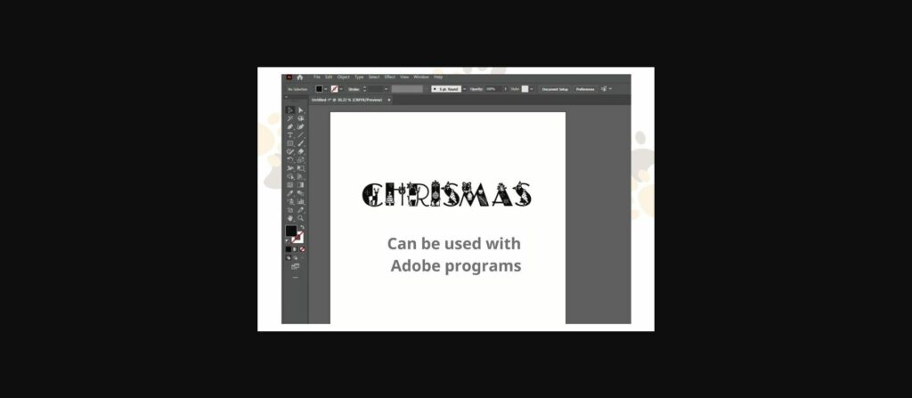 Cat Character Font Poster 10