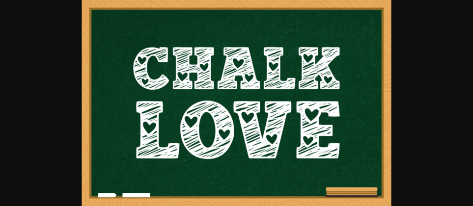 Chalk Love Font Poster 3