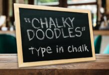 Chalky Doodles Font Poster 1