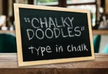 Chalky Doodles Font Poster 1