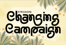 Changing Campaign Font Poster 1