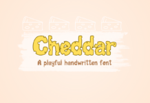 Cheddar Font Poster 1
