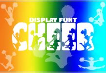 Cheer Font Poster 1