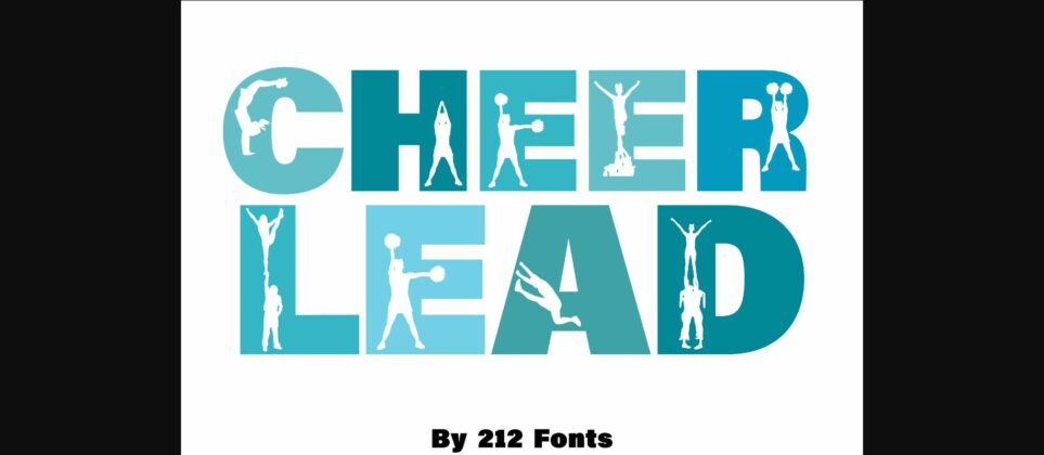 Cheer Font Poster 5