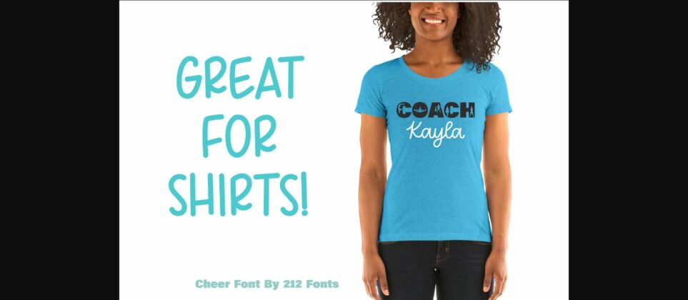 Cheer Font Poster 7