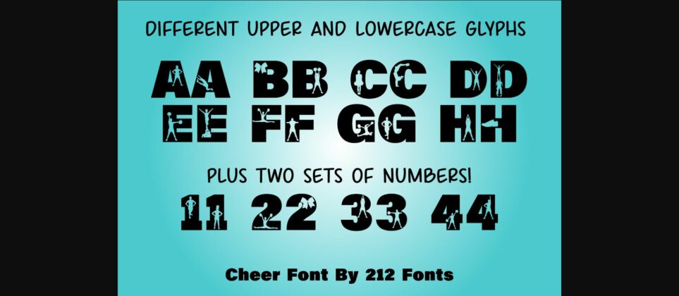 Cheer Font Poster 8