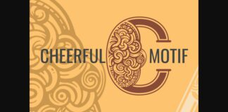 Cheerful Motif Font Poster 1