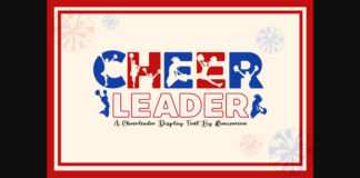 Cheerleader Font Poster 1