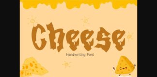 Cheese Font Poster 1