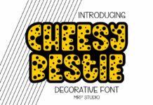 Cheesy Bestie Font Poster 1