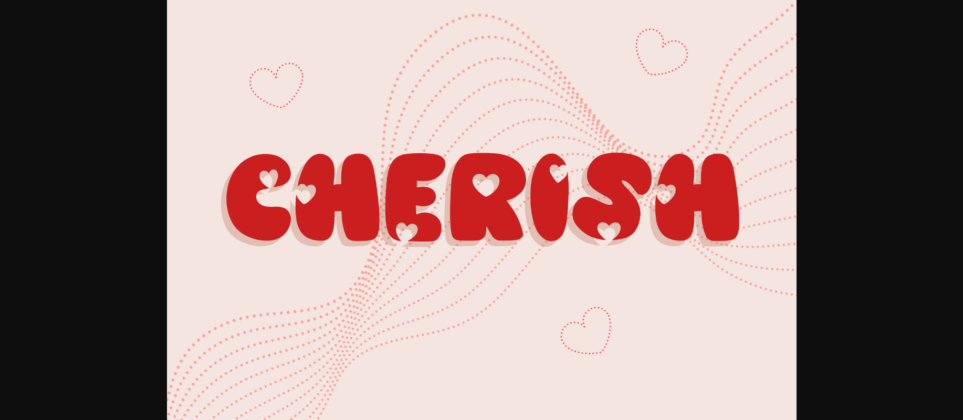 Cherish Font Poster 3