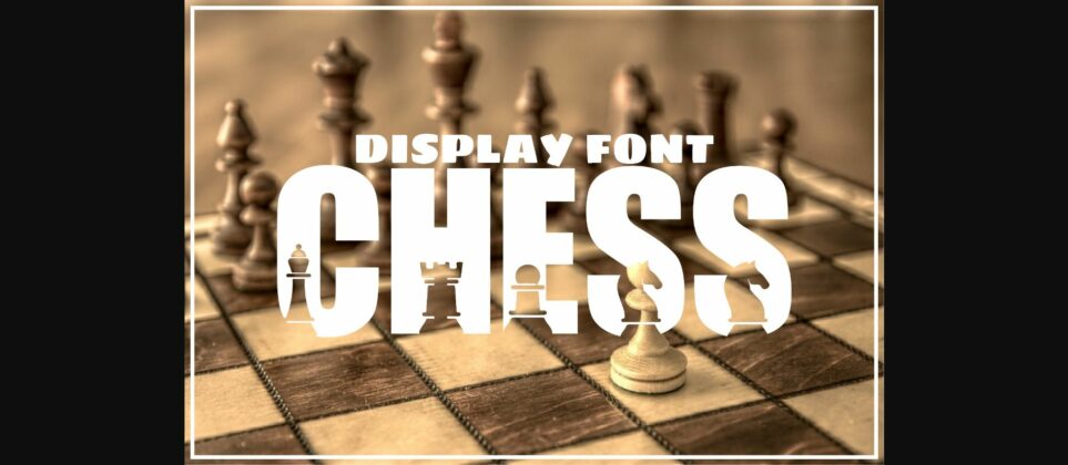 Chess Font Poster 3