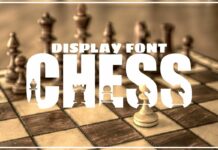 Chess Font Poster 1