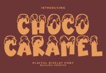 Choco Caramel Font Poster 1