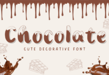 Chocolate Font Poster 1