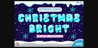 Christmas Bright 19 Font Poster 1