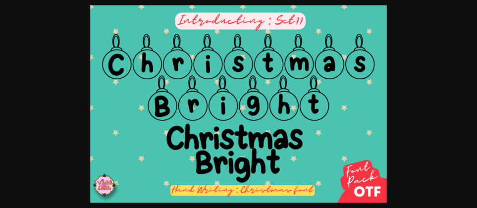 Christmas Bright 11 Font Poster 3