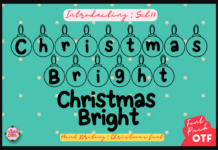 Christmas Bright 11 Font Christmas Bright 11 Font Poster 1